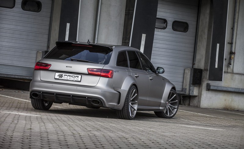 PRIOR-DESIGN PD600R Diffusor for PD600R Rear Bumper - Audi A6 Avant [C7] Facelift - Image 3