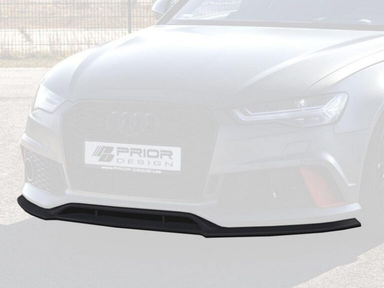 PRIOR-DESIGN PD600R Front Lip Spoiler for PD600R Front Bumper - Audi A6 / A6 Avant [C7] Facelift