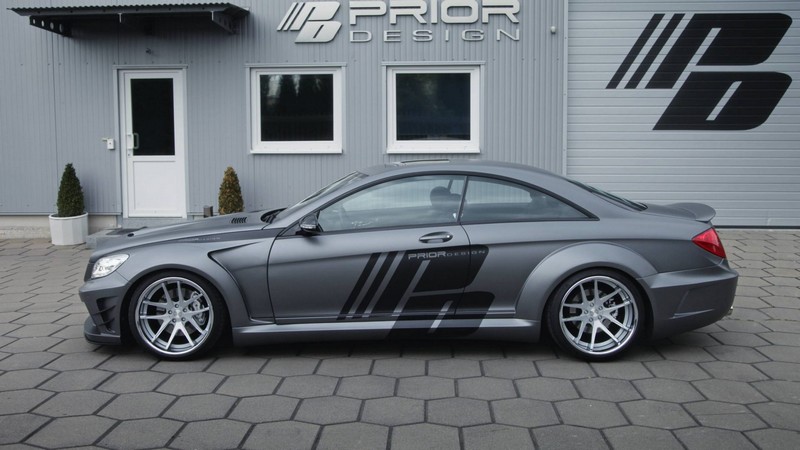 PRIOR-DESIGN PD Black Edition V2 Widebody Aerodynamic Kit for Mercedes CL C216FL - Image 4