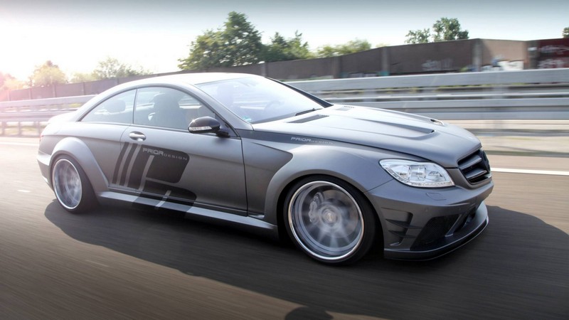 PRIOR-DESIGN PD Black Edition V2 Widebody Aerodynamic Kit for Mercedes CL C216FL - Image 3