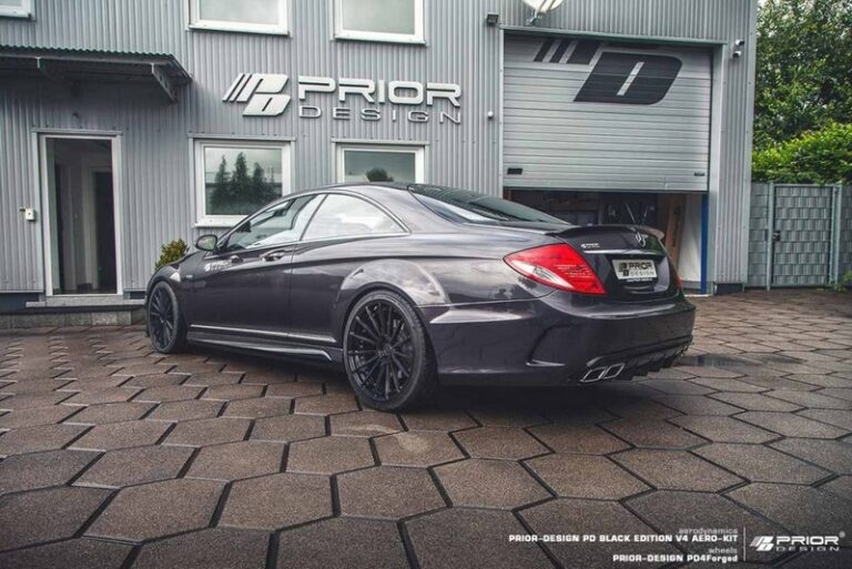 PRIOR-DESIGN PD Black Edition V4 Rear Bumper for Mercedes CL W216 Pre-Facelift