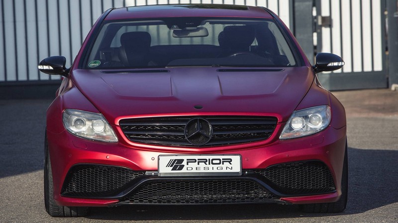 PRIOR-DESIGN PD Black Edition V2/V1 Widebody Bonnet for Mercedes CL C216