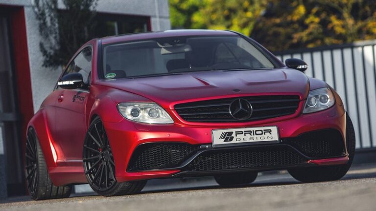 PRIOR-DESIGN PD Black Edition V4 Widebody Aerodynamic Kit for Mercedes CL C216