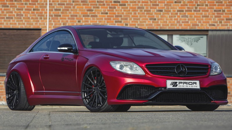PRIOR-DESIGN PD Black Edition V4 Widebody Aerodynamic Kit for Mercedes CL C216 - Image 5