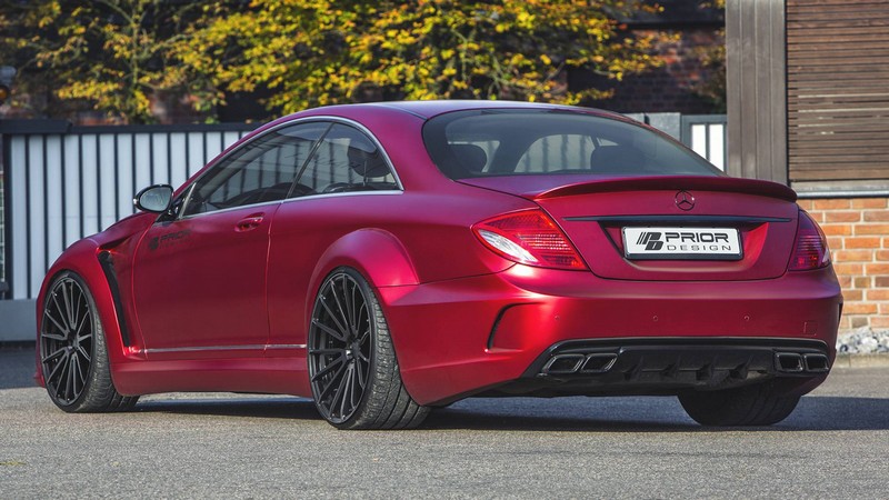 PRIOR-DESIGN PD Black Edition V4 Widebody Aerodynamic Kit for Mercedes CL C216 - Image 3