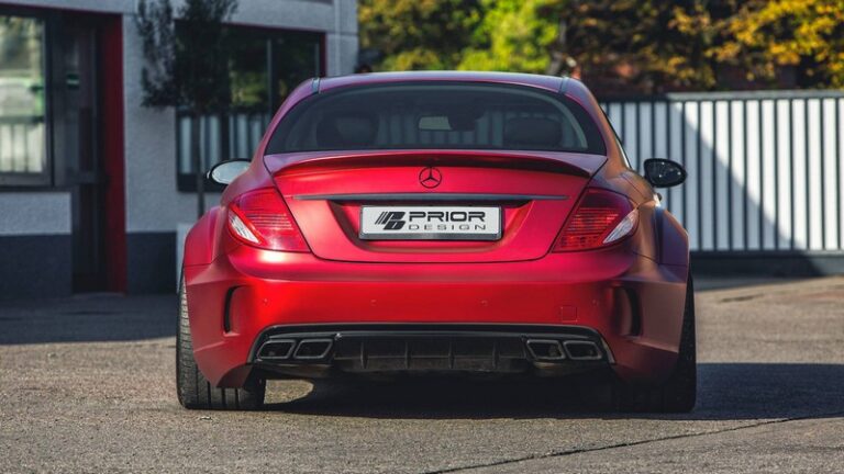 PRIOR-DESIGN PD Black Edition AMG Rear Trunk Spoiler for Mercedes CL C216