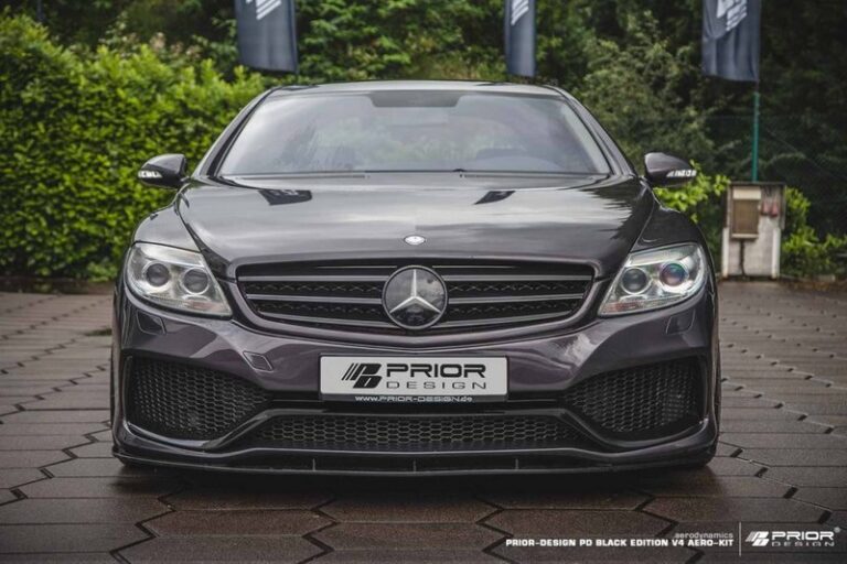 PRIOR-DESIGN PD Blackedition V4 Front Bumper for Mercedes CL W216 Pre-Facelift