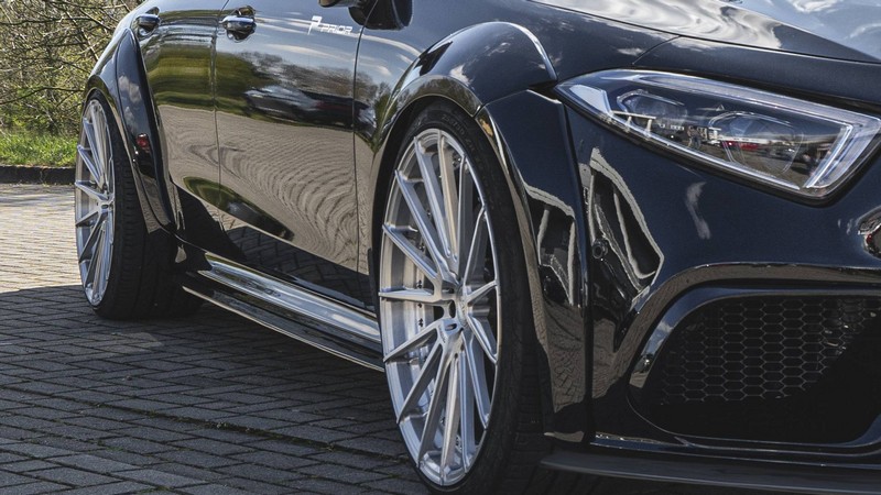 PRIOR-DESIGN PD Side Skirts Lip Spoiler for Mercedes CLS C257