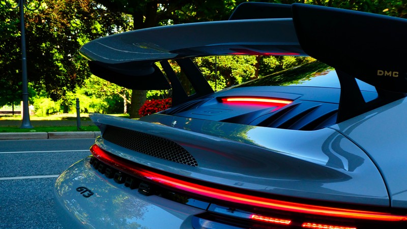 DMC Carbon Fiber Rear Deck Lid, Engine Cover & Duck Spoiler (GT3 Style, Facelift) for Porsche 911-992 - Image 4