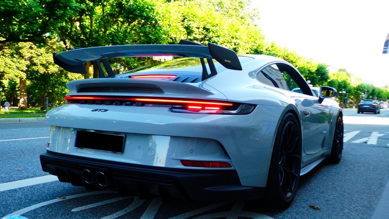 DMC Carbon Fiber Rear Deck Lid, Engine Cover & Duck Spoiler (GT3 Style, Facelift) for Porsche 911-992 - Image 3