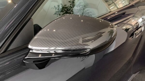 DMC Carbon Fiber Side View Mirror Caps for Porsche 992 Turbo S (OEM Coupe)