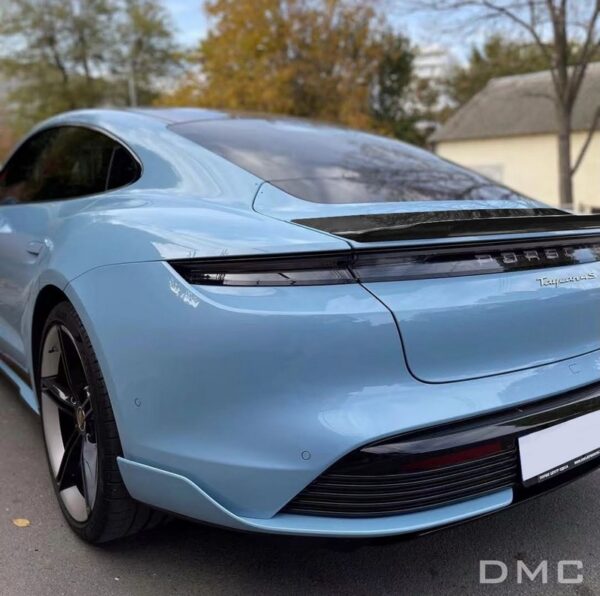 DMC Porsche Taycan Forged Carbon Fiber Rear Wing Duck Spoiler Deck Lid