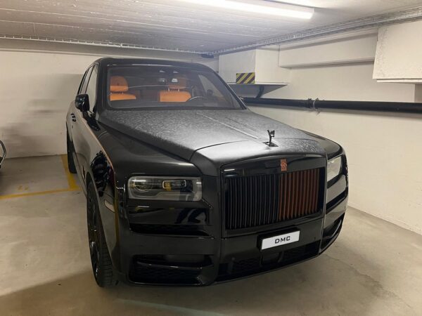 DMC Rolls Royce Cullinan Black Badge Forged Carbon Fiber Grill Frame (OEM Bonnet Diffuser Replacement) Body Kit