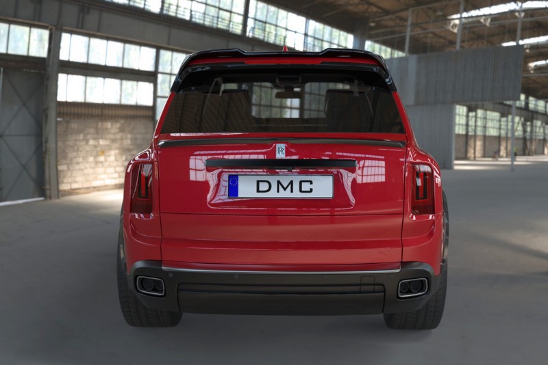 DMC Rolls Royce Cullinan Black Badge Forged Carbon Fiber Roof Wing Spoiler fits the OEM Body Kit - Image 7