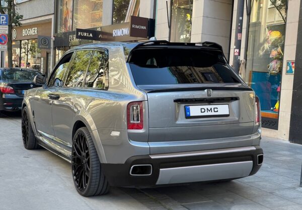 DMC Rolls Royce Cullinan Black Badge Forged Carbon Fiber Roof Wing Spoiler fits the OEM Body Kit
