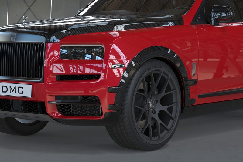 DMC Rolls Royce Cullinan Black Badge Forged Carbon Fiber Wide Body Kit (fits the OEM) Extension Flares - Image 5