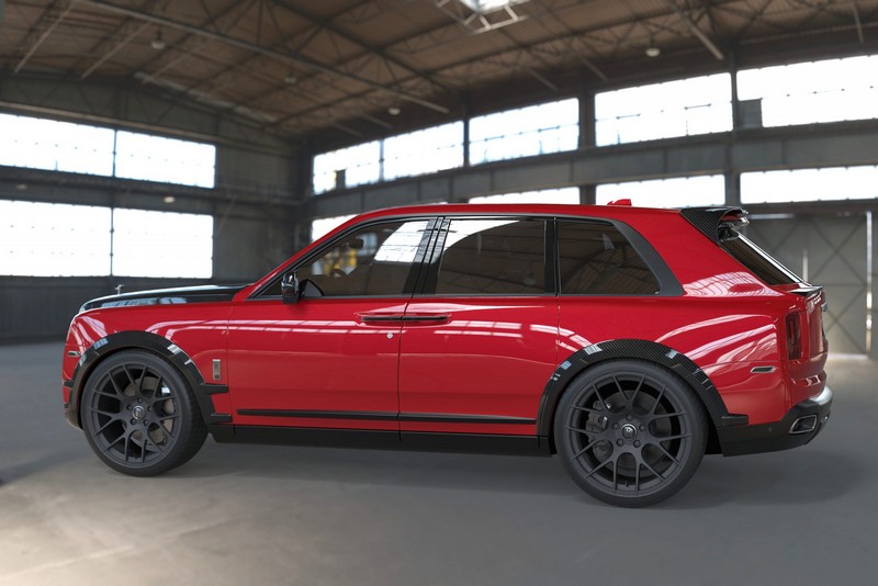 DMC Rolls Royce Cullinan Black Badge Forged Carbon Fiber Wide Body Kit (fits the OEM) Extension Flares - Image 3