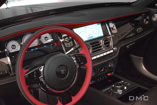 DMC Rolls Royce Dawn Black Badge Forged Carbon Fiber & Leather Steering Wheel (OEM Original)