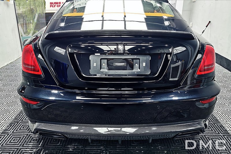 DMC Rolls Royce Wraith Black Badge Forged Carbon Fiber Rear Wing, Trunk Lip Spoiler - Image 2