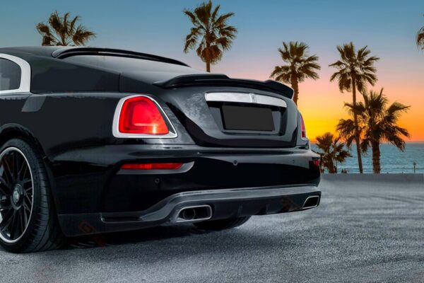 DMC Rolls Royce Wraith Black Badge Forged Carbon Fiber Rear Wing Trunk Spoiler Sport Package