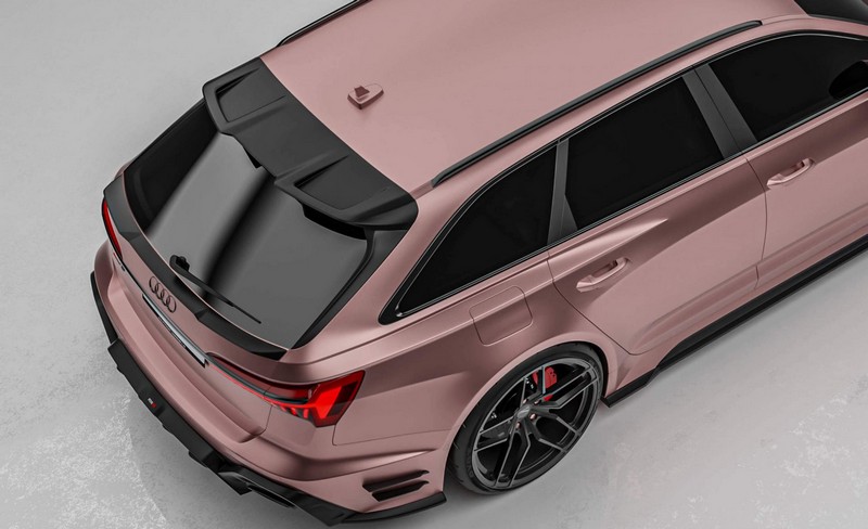 PRIOR DESIGN PD6RS Rear Trunk Spoiler for Audi RS6 C8 - Image 2