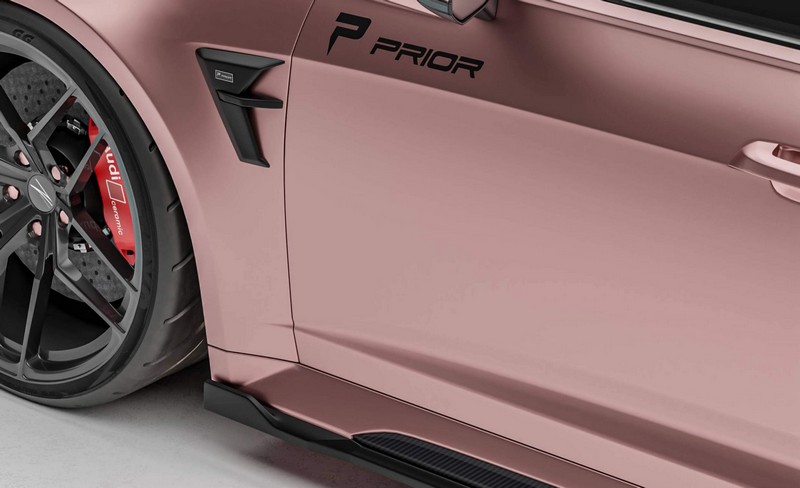 PRIOR DESIGN PD6RS Side Skirts Lip Spoiler for Audi RS6 C8 - Image 2