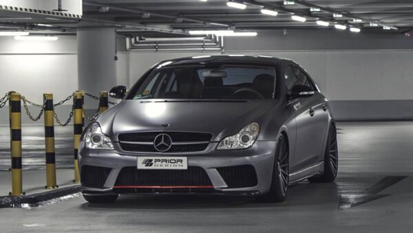 PRIOR DESIGN PD Black Edition Front Bumper for Mercedes CLS W219