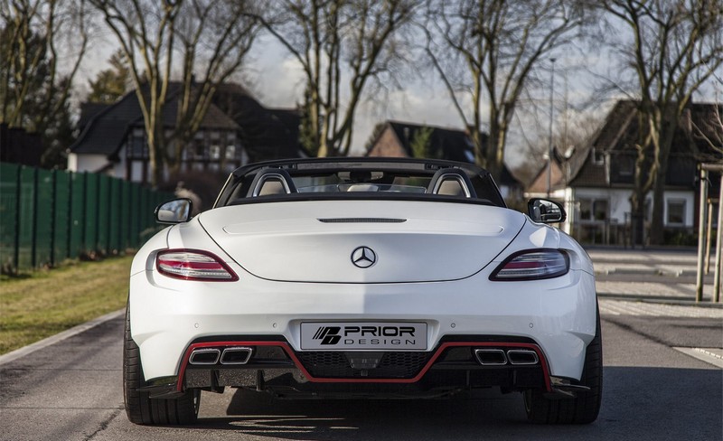 PRIOR DESIGN PD900GT WB Widebody Aerodynamic Kit for Mercedes SLS AMG Roadster R197 - Image 5