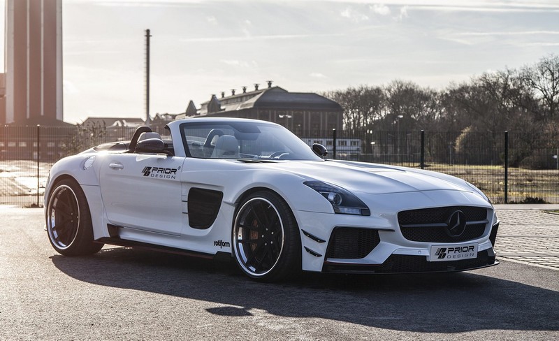 PRIOR DESIGN PD900GT WB Widebody Aerodynamic Kit for Mercedes SLS AMG Roadster R197 - Image 3