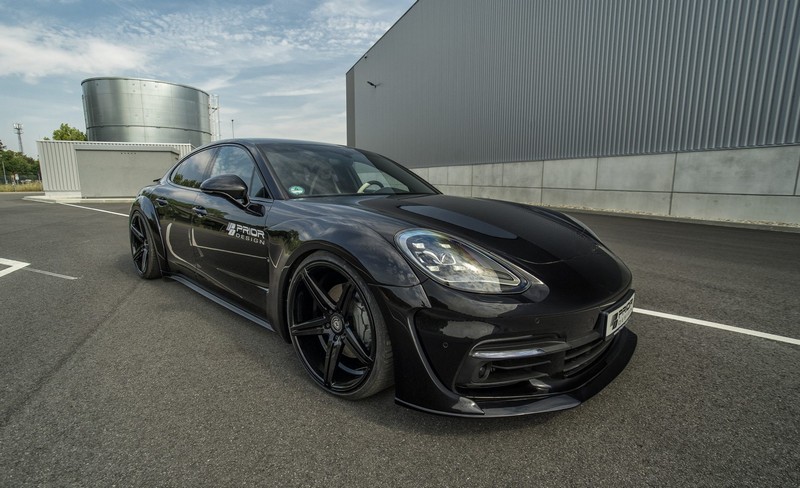 PRIOR DESIGN PD971 Front Add-On Spoiler for Porsche Panamera 971