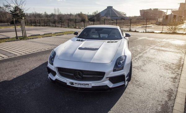 PRIOR DESIGN PD Black Edition Bonnet for Mercedes SLS AMG Roadster R197