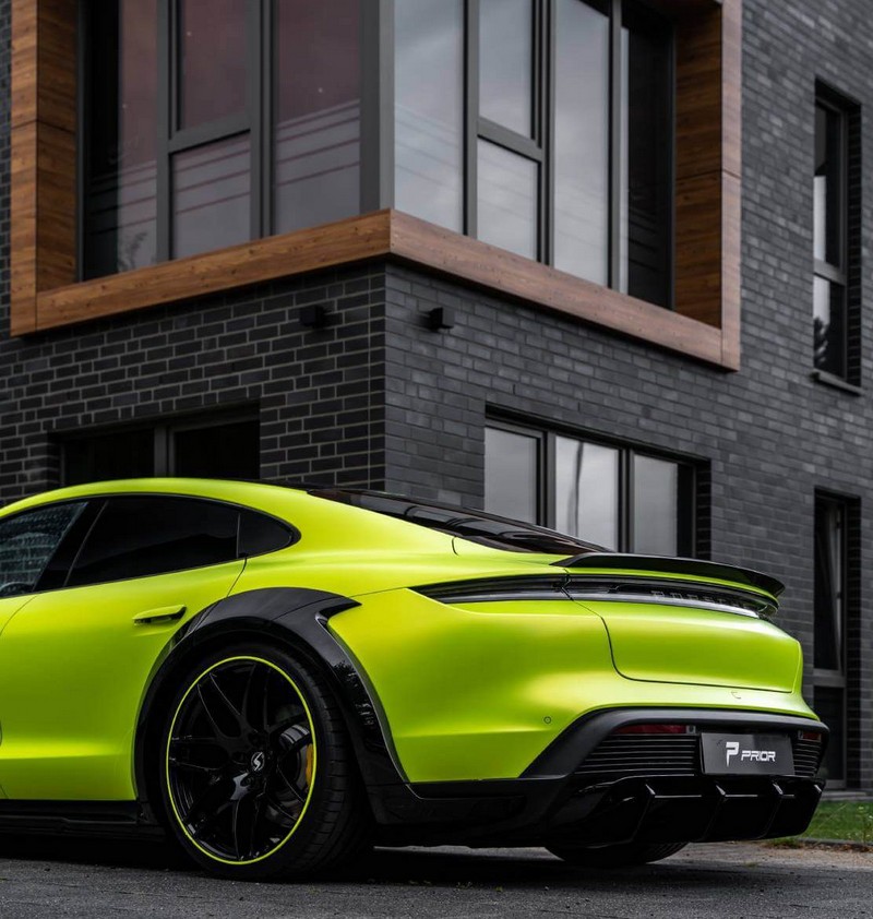 PRIOR DESIGN PD TE Rear Trunk Spoiler for Porsche Taycan [2019+] - Image 2