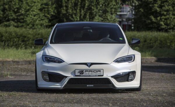 PRIOR Design PD-S1000WB Front Bumper incl. Front Spoiler Lip for Tesla Model S [2016+]