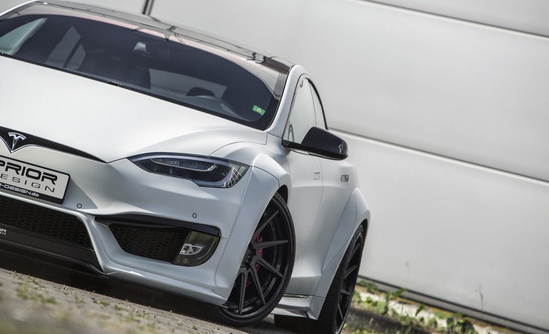 PRIOR Design PD-S1000WB Front Bumper incl. Front Spoiler Lip for Tesla Model S [2016+] - Image 2