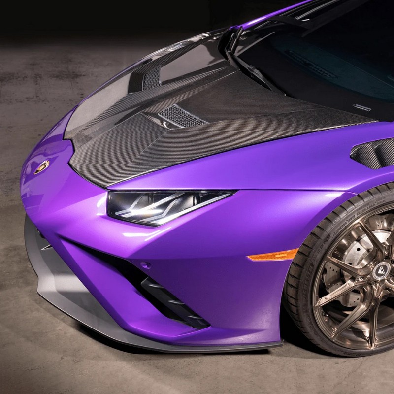 VORSTEINER Aero Bonnet (2x2 Gloss Carbon) for Lamborghini Huracan Performante Vicenza Edizione - Image 5