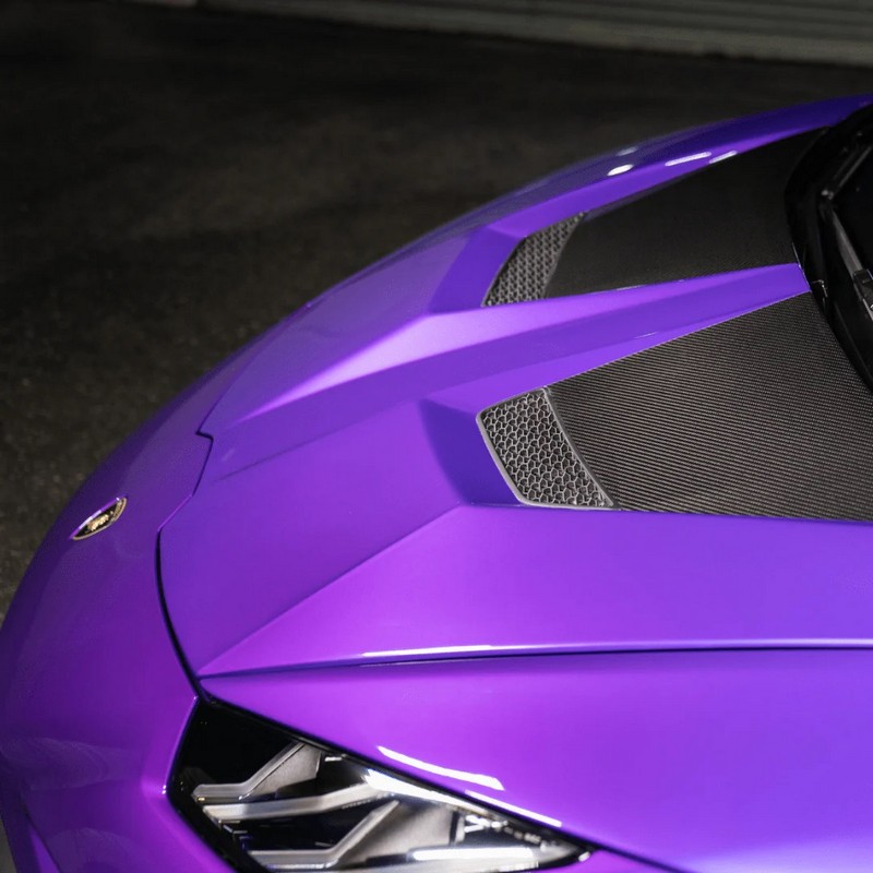 VORSTEINER Aero Bonnet (2x2 Gloss Carbon) for Lamborghini Huracan Performante Vicenza Edizione - Image 8