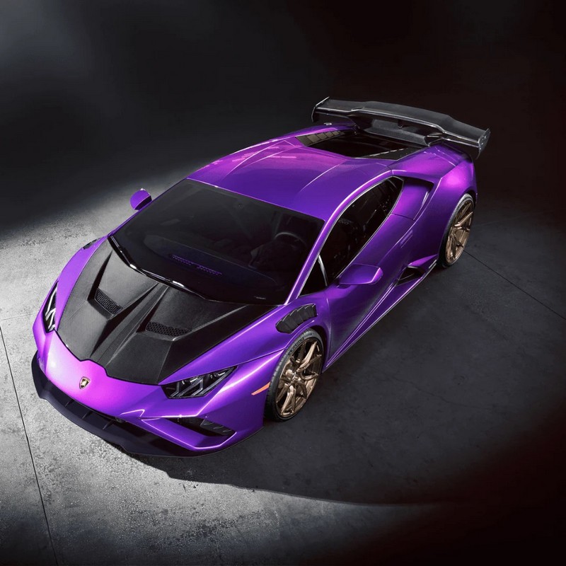 VORSTEINER Aero Bonnet (2x2 Gloss Carbon) for Lamborghini Huracan Performante Vicenza Edizione - Image 9