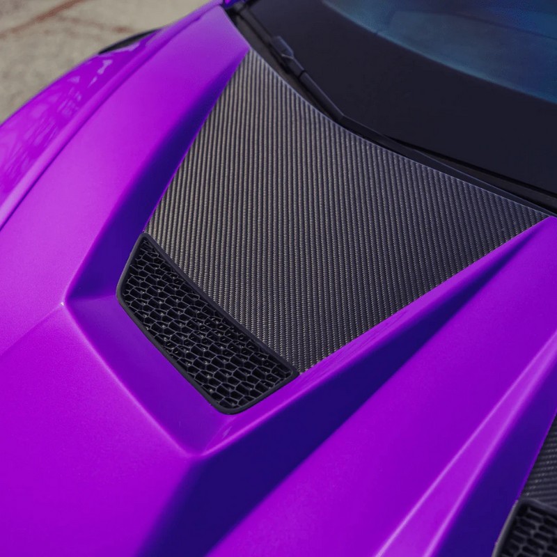 VORSTEINER Aero Bonnet (2x2 Gloss Carbon) for Lamborghini Huracan Performante Vicenza Edizione - Image 6