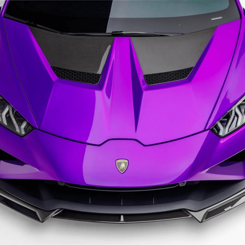 VORSTEINER Aero Bonnet (2x2 Gloss Carbon) for Lamborghini Huracan Performante Vicenza Edizione - Image 4