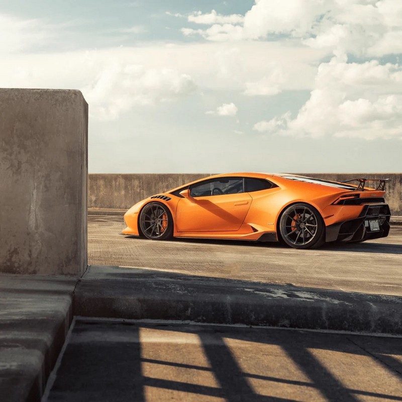 VORSTEINER Aero Front Fenders w/Integrated Vents and Splash Shields (2x2 Gloss Carbon) for Lamborghini Huracan Novara Edizione - Image 11