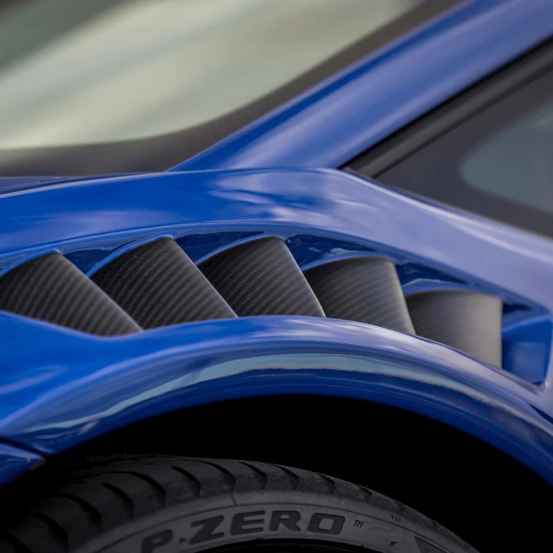 VORSTEINER Aero Front Fenders w/Integrated Vents and Splash Shields (2x2 Gloss Carbon) for Lamborghini Huracan Novara Edizione - Image 8