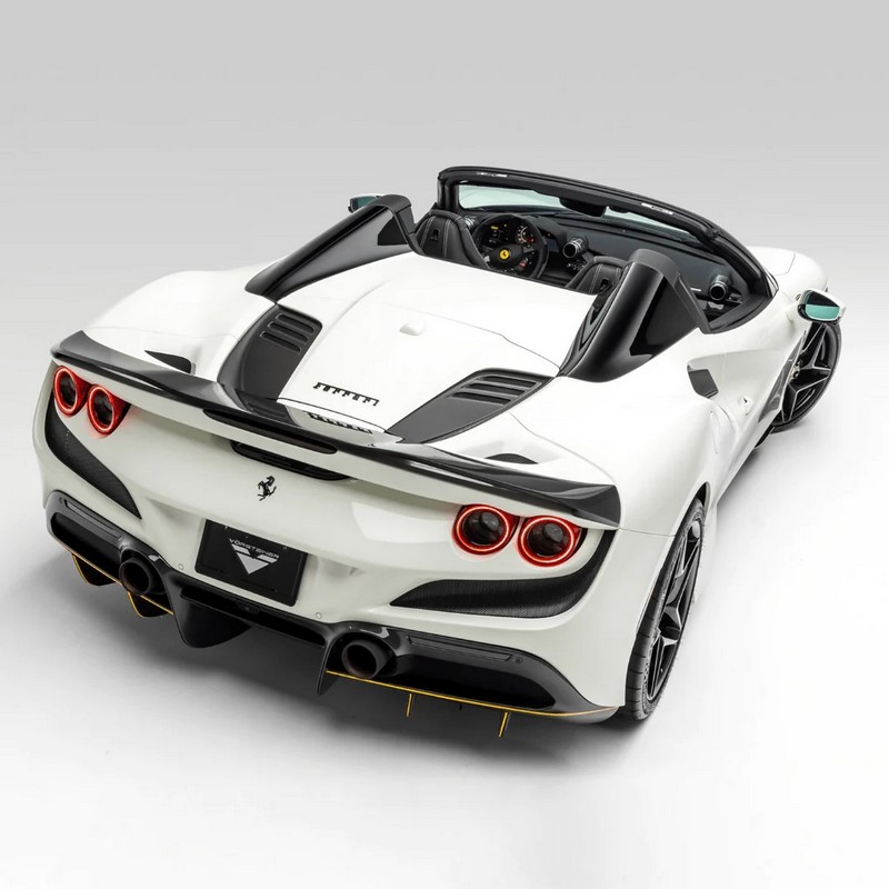 VORSTEINER Carbon Fiber Decklid Spoiler for Ferrari F8 Furioso - Image 6