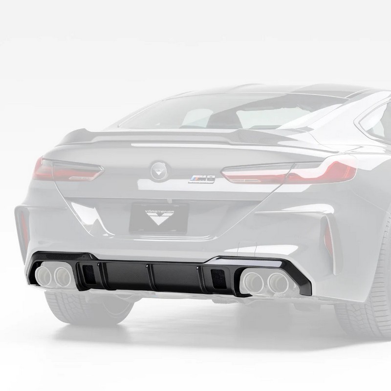 VORSTEINER VRS Aero Rear Diffuser Carbon Fiber PP 2x2 Glossy for BMW F9X M8 - Image 2