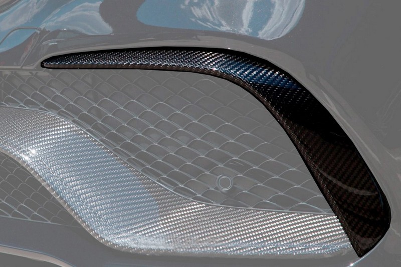 Carbon Add-ons for Front Bumper Air Intakes fits the 2019 Mercedes GLE 63 Coupe