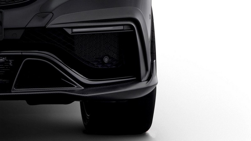 Carbon Front Fascia Attachments, LED's for 2019 Mercedes GLE 63 Coupe