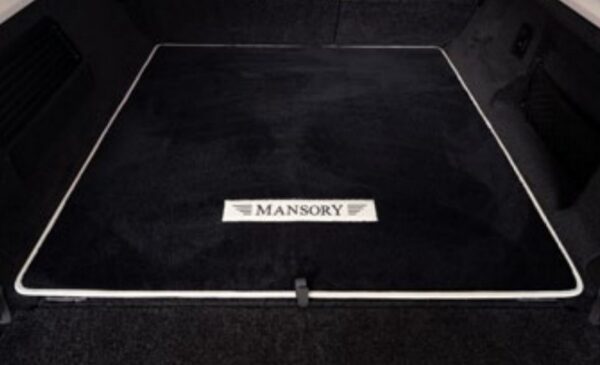 Mansory Exclusive Velour Trunk Mat - Leather Edging