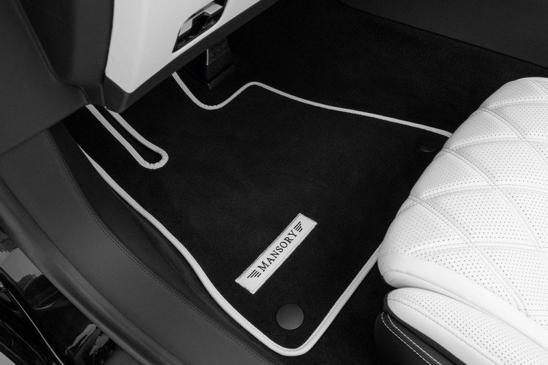 Mansory Exclusive Velour Floor Mats - Nubuck Edging for Mercedes Benz AMG SL63