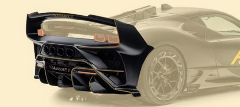 Mansory Rear kit F9XX - with FCAM and camera for Ferrari SF90 Stradale / Stradale Assetto Fiorano - Image 2