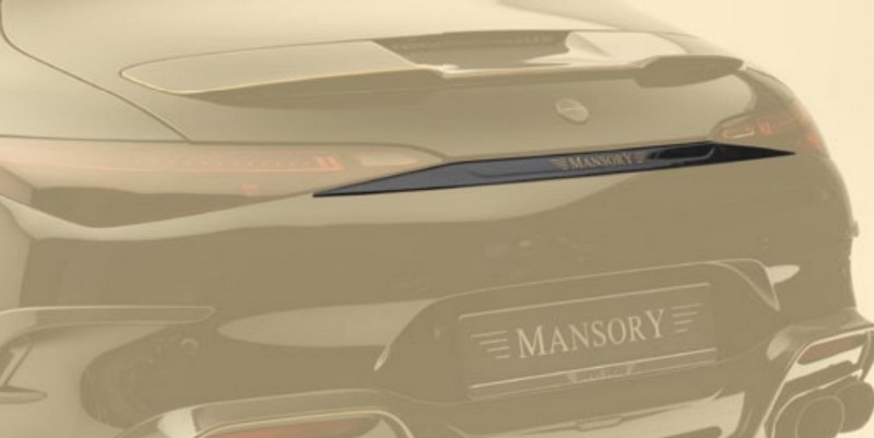 Rear Hatch Panel with Silver MANSORY Logo for Mercedes Benz AMG SL63 - Image 3