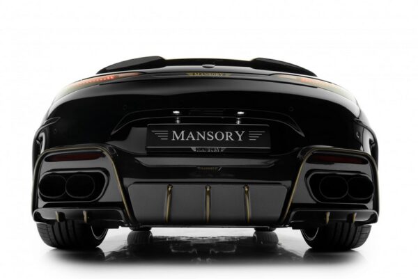 Rear Hatch Panel with Silver MANSORY Logo for Mercedes Benz AMG SL63